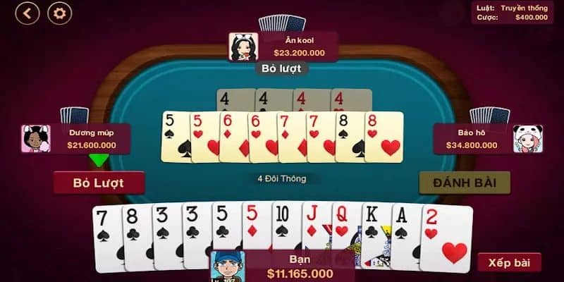 vai luu y ve cach xep bai tien len