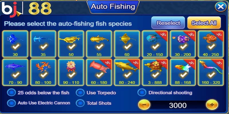 Đôi nét về trò chơi cá cược bắn cá BJ 88