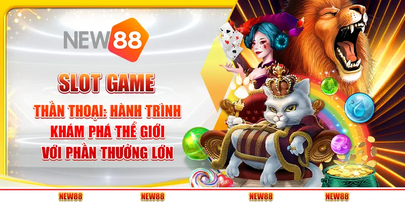 Slot game thần thoại: Hành trình khám phá thế giới với phần thưởng lớn