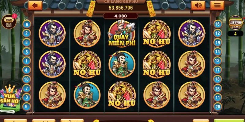 Luật chơi nổ hũ Tam Quốc và những điều cần lưu ý