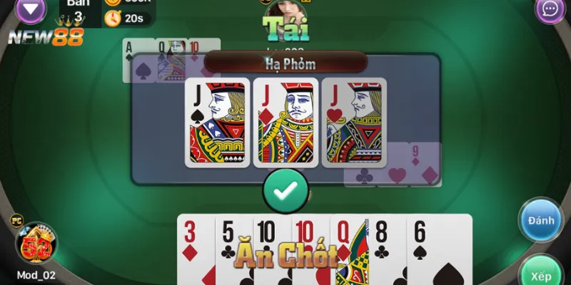 Mẹo chơi Phỏm hiệu quả từ người chơi lâu năm